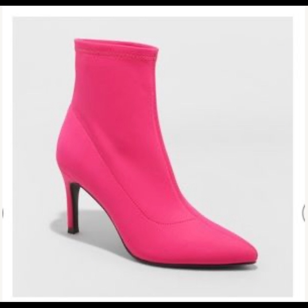 Hot Pink High Heeled Boots by A New Day 9.5